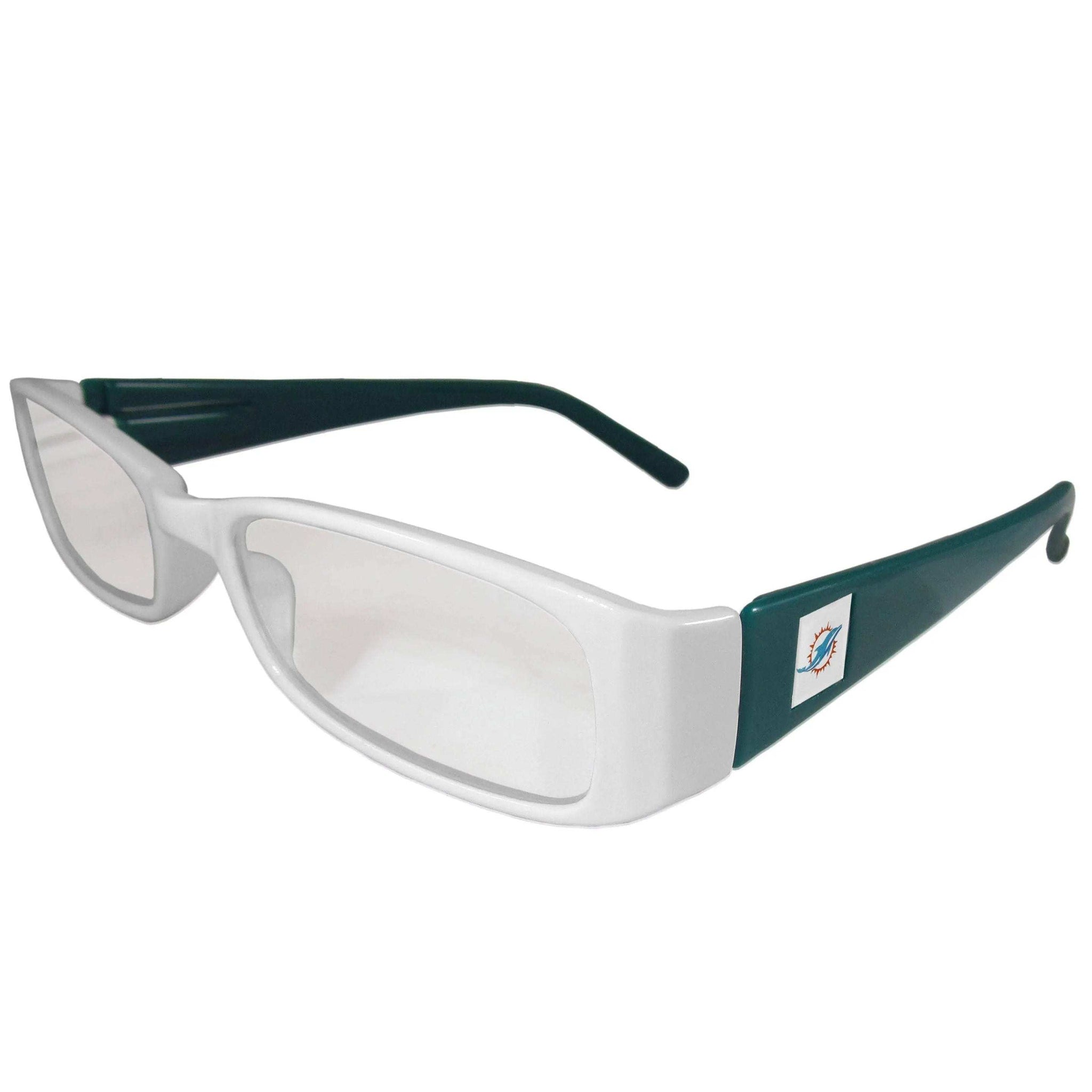Miami Dolphins Reading Glasses +2.50 - Siskiyou Buckle - Flyclothing LLC