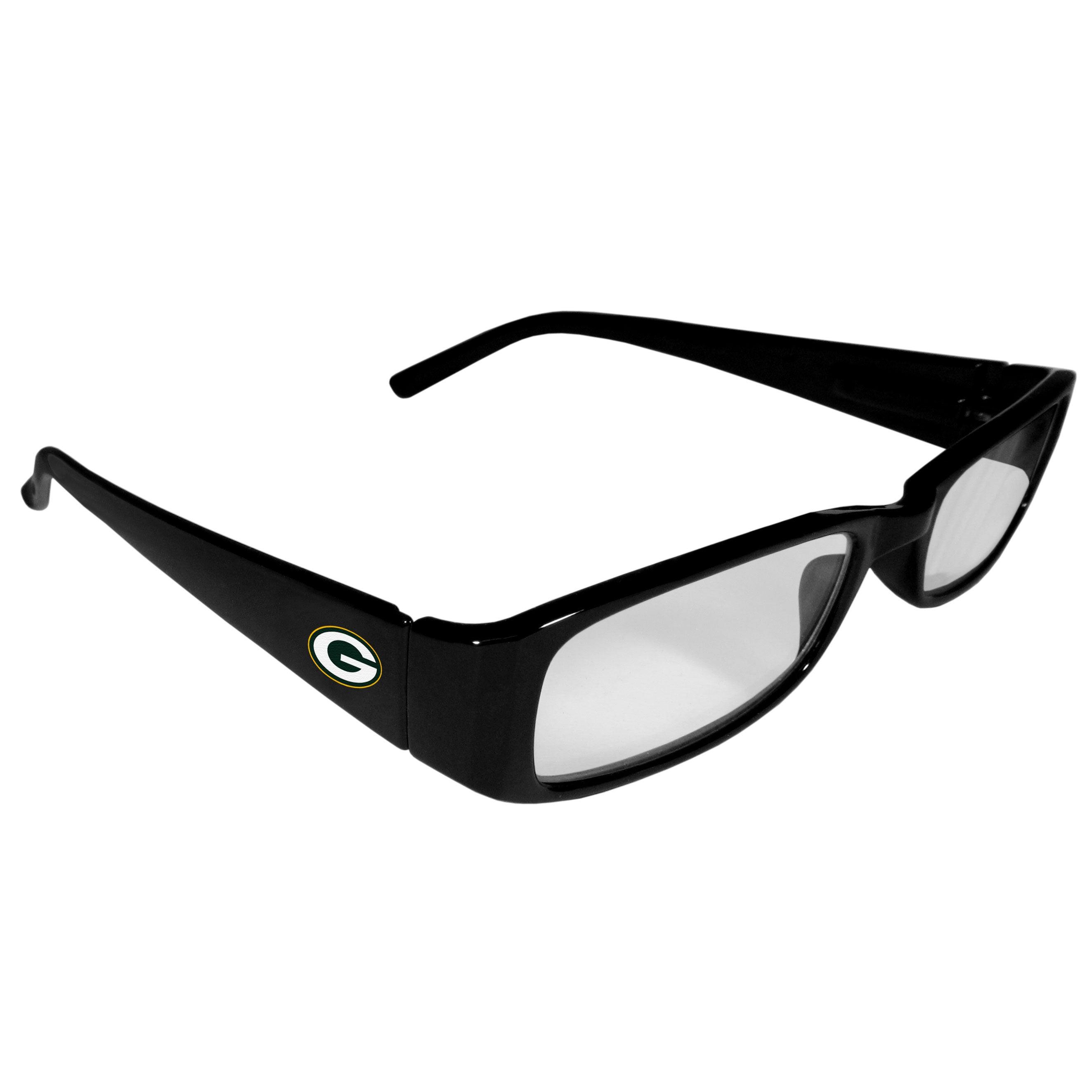 Green Bay Packers Printed Reading Glasses, +2.25 - Flyclothing LLC