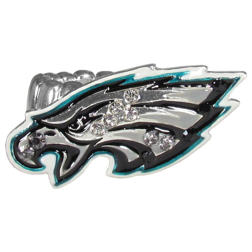 Philadelphia Eagles Crystal Ring - Flyclothing LLC