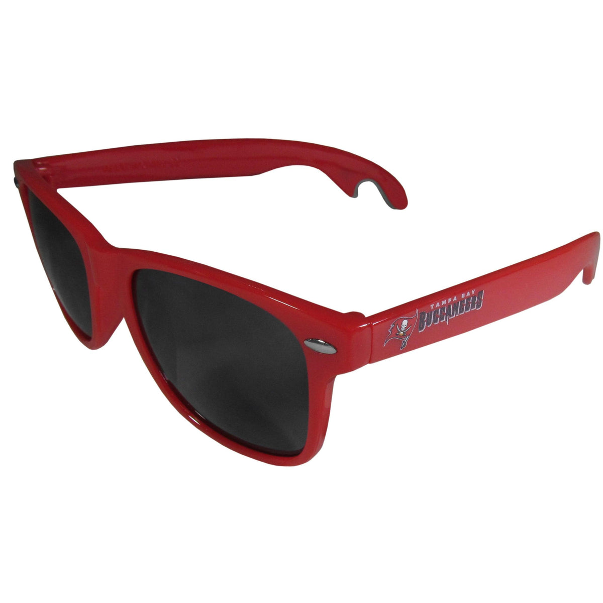 Tampa Bay Buccaneers Beachfarer Bottle Opener Sunglasses, Red - Flyclothing LLC