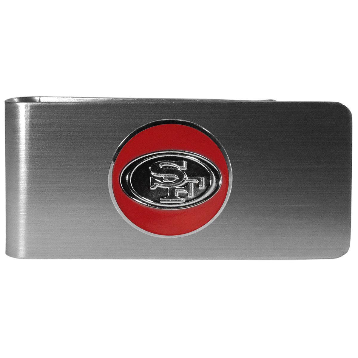 San Francisco 49ers Steel Money Clip, Round - Siskiyou Buckle