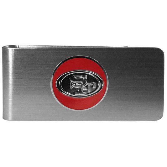 San Francisco 49ers Steel Money Clip, Round - Siskiyou Buckle