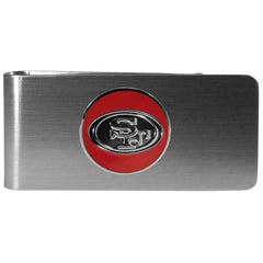 San Francisco 49ers Steel Money Clip, Round - Siskiyou Buckle