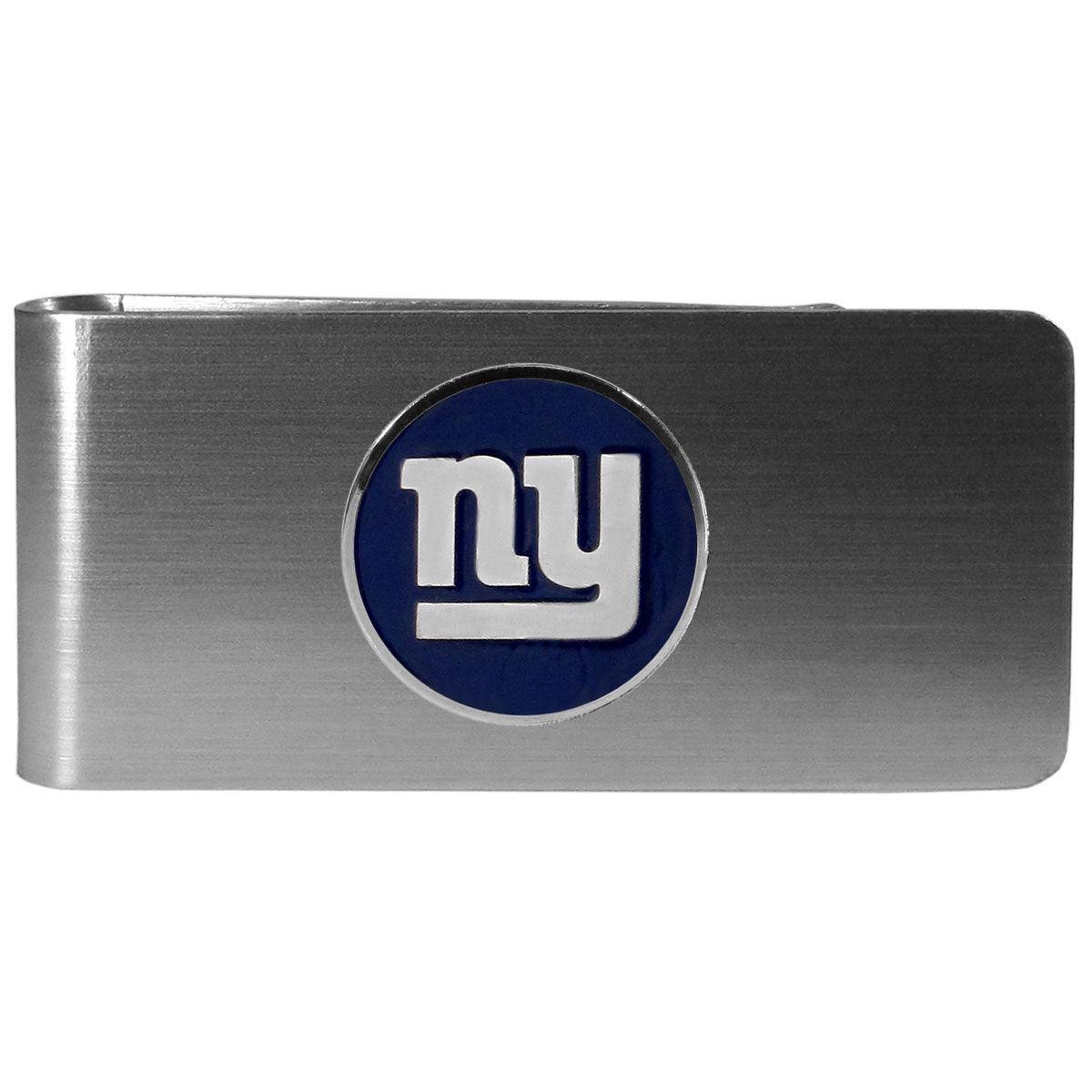New York Giants Steel Money Clip, Round - Siskiyou Buckle