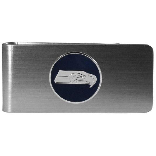 Seattle Seahawks Steel Money Clip, Round - Flyclothing LLC