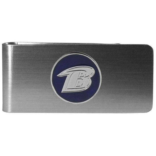 Baltimore Ravens Steel Money Clip, Round - Siskiyou Buckle