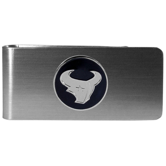 Houston Texans Steel Money Clip, Round - Siskiyou Buckle