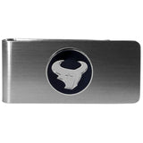 Houston Texans Steel Money Clip, Round - Siskiyou Buckle