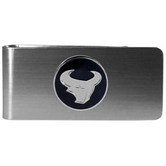 Houston Texans Steel Money Clip, Round - Siskiyou Buckle
