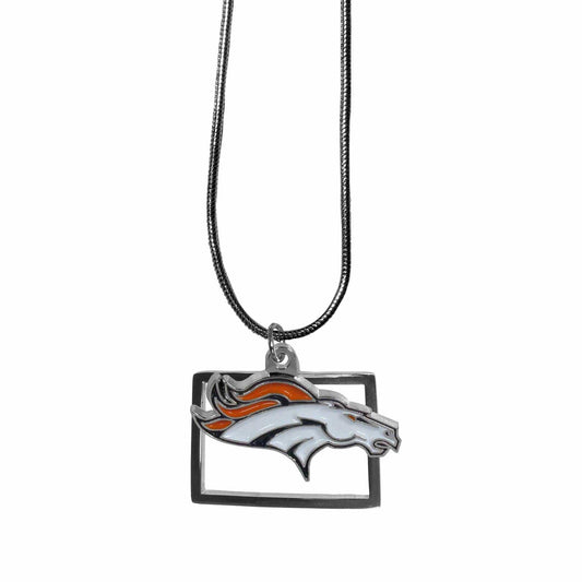Denver Broncos State Charm Necklace - Siskiyou Buckle