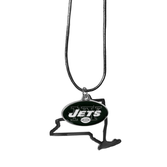 New York Jets State Charm Necklace - Flyclothing LLC