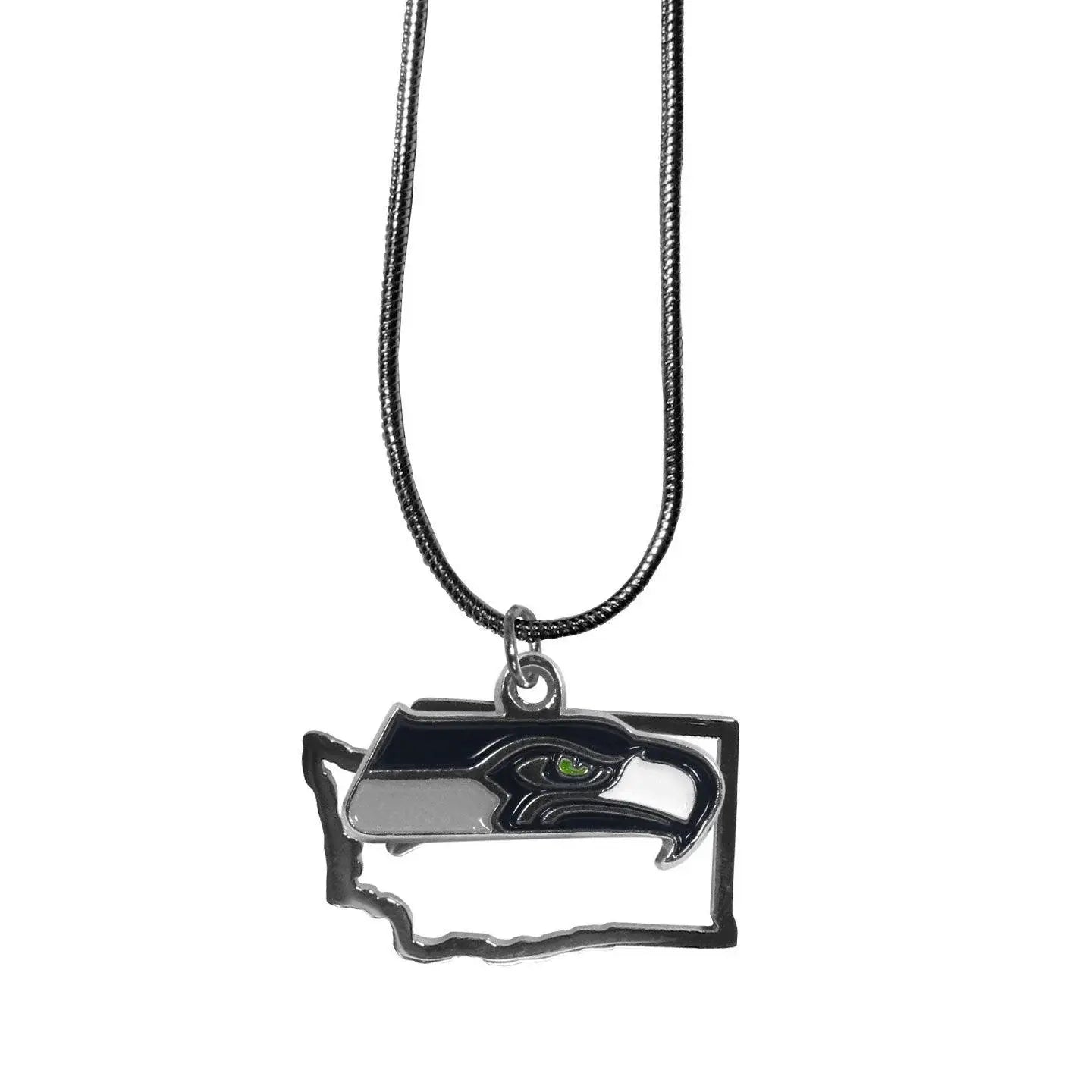 Seattle Seahawks State Charm Necklace - Siskiyou Buckle - Flyclothing LLC