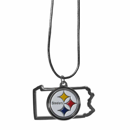 Pittsburgh Steelers State Charm Necklace - Siskiyou Buckle