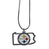 Pittsburgh Steelers State Charm Necklace - Siskiyou Buckle
