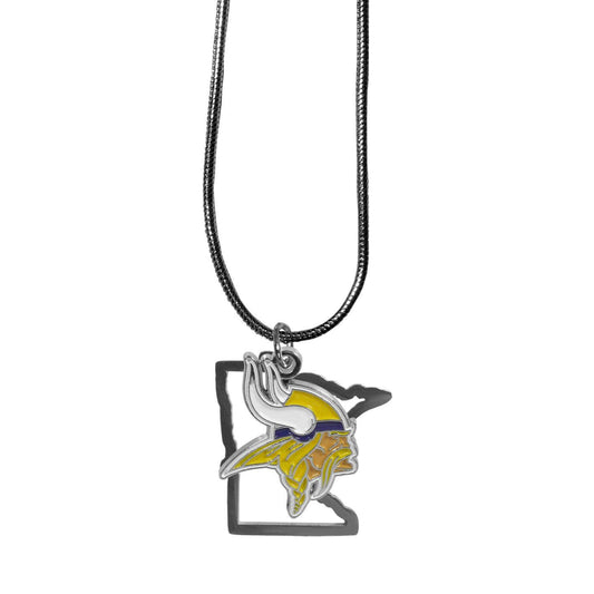 Minnesota Vikings State Charm Necklace - Flyclothing LLC