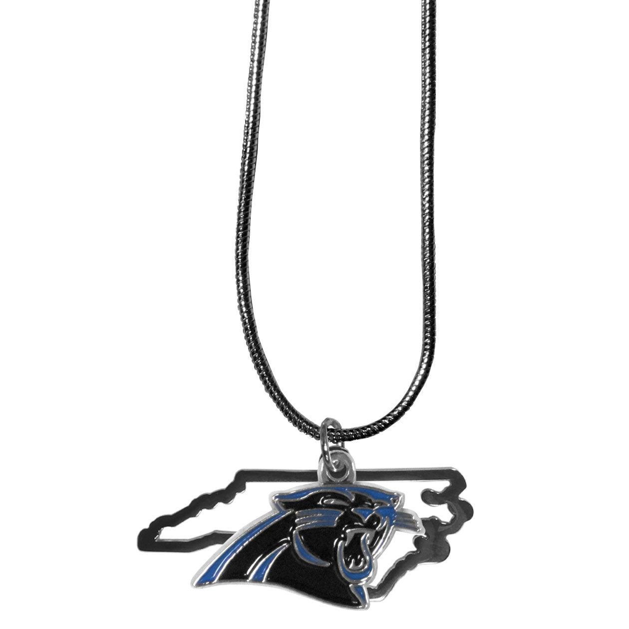 Carolina Panthers State Charm Necklace - Flyclothing LLC