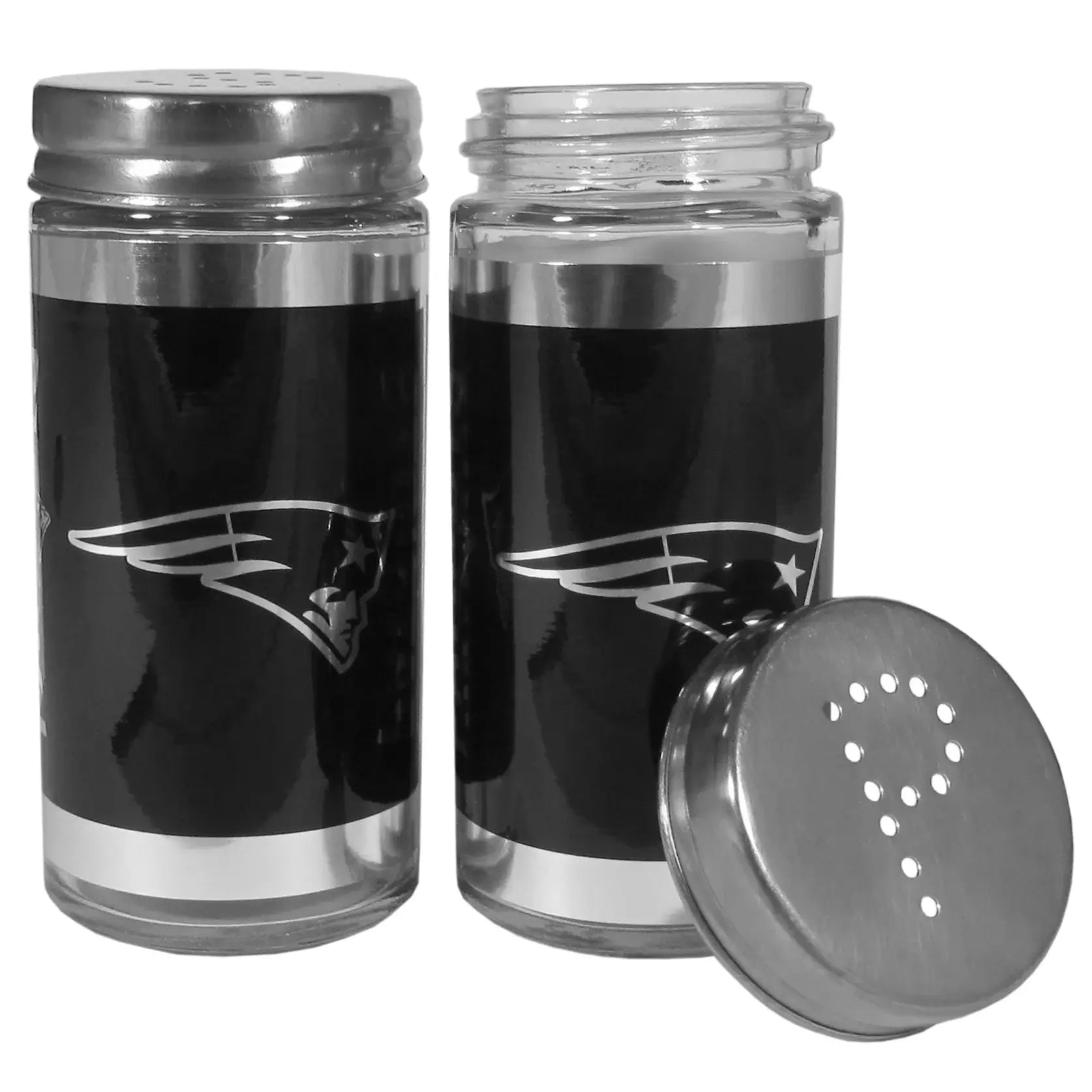 New England Patriots Black Salt & Pepper Shaker - Siskiyou Buckle - Flyclothing LLC