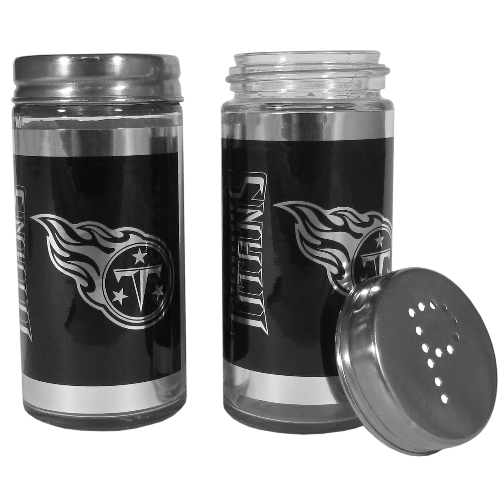 Tennessee Titans Black Salt & Pepper Shaker