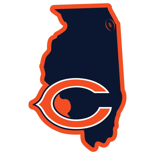 Chicago Bears Home State 11 Inch Magnet - Siskiyou Buckle