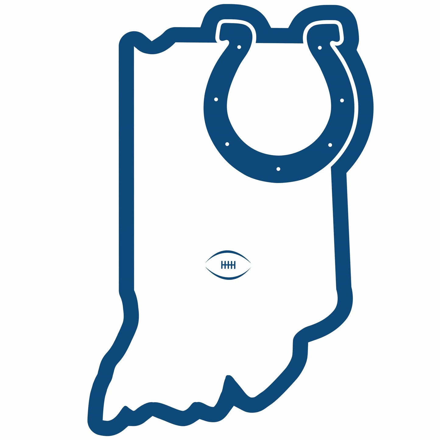 Indianapolis Colts Home State 11 Inch Magnet - Siskiyou Buckle - Flyclothing LLC