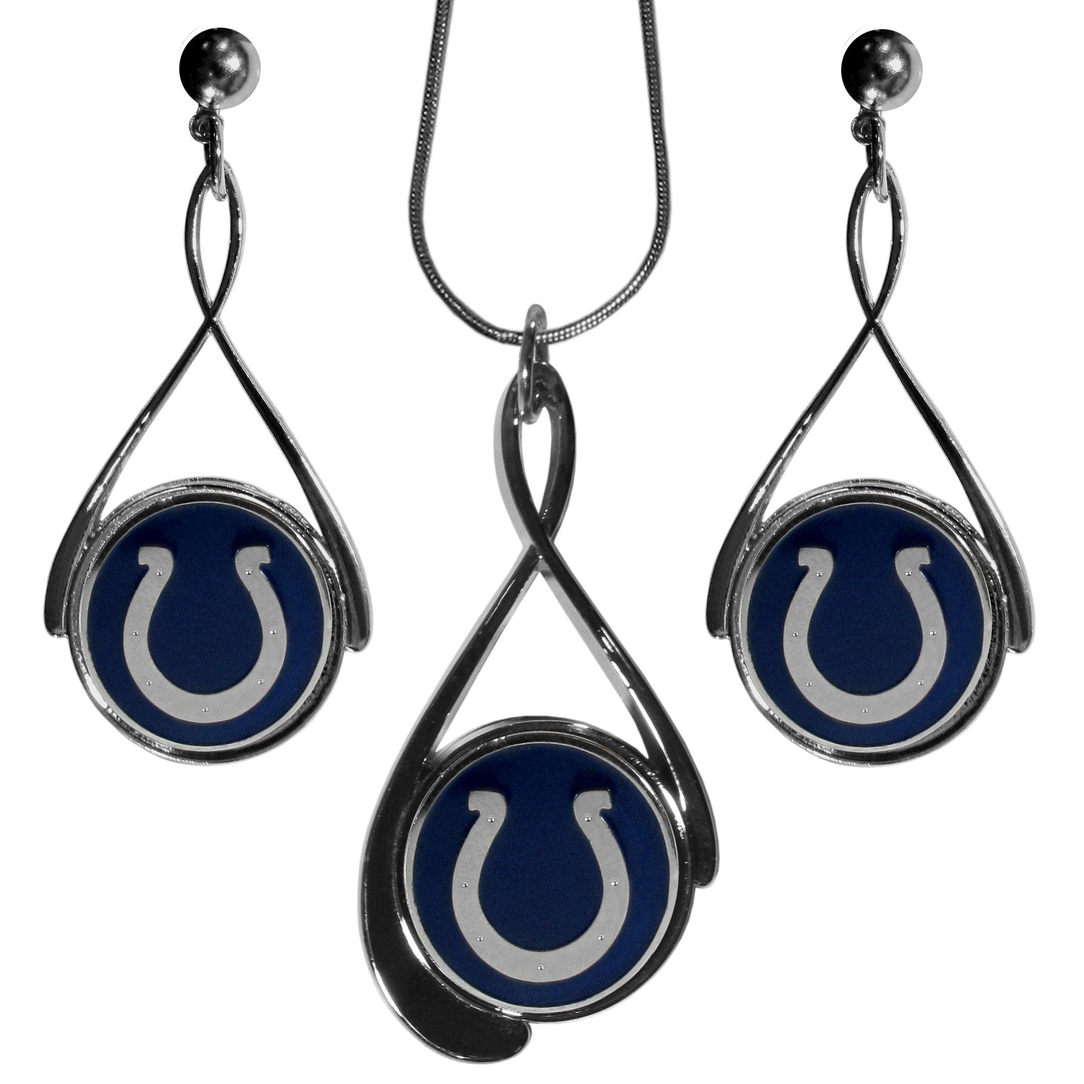 Indianapolis Colts Tear Drop Jewelry Set - Flyclothing LLC