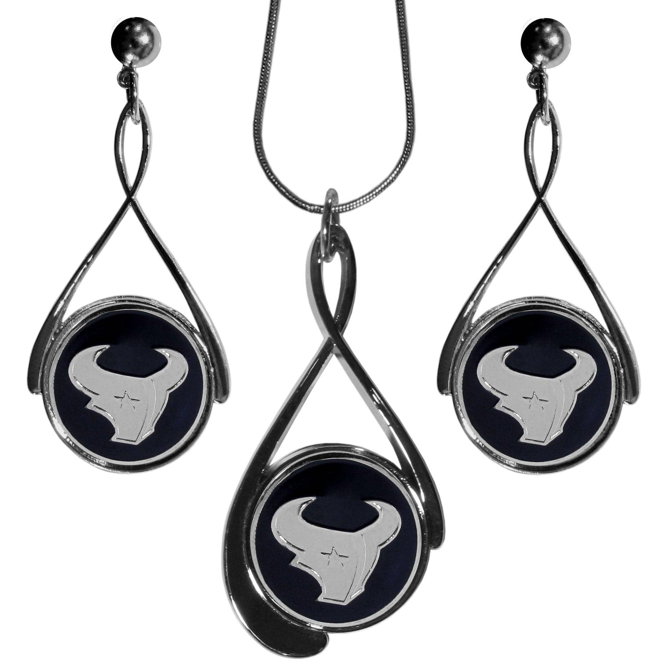 Houston Texans Tear Drop Jewelry Set - Siskiyou Buckle