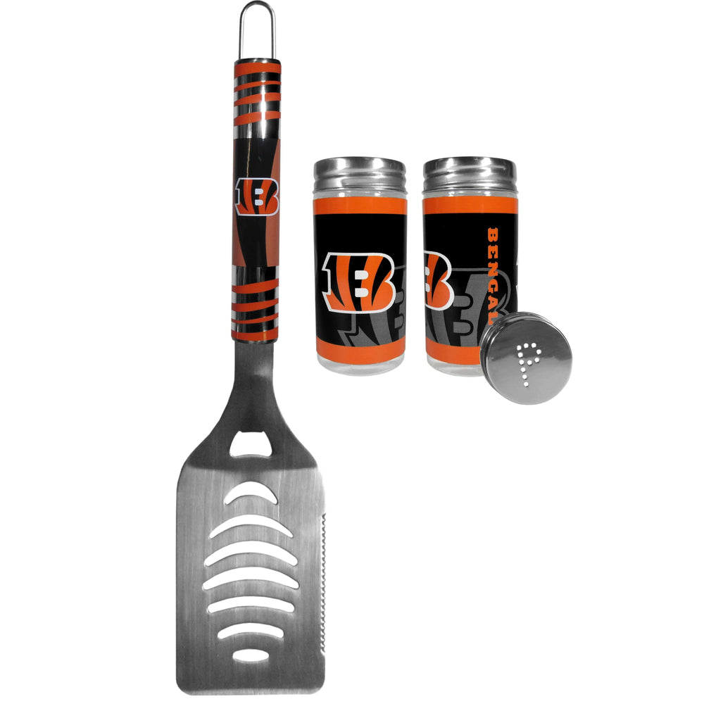 Cincinnati Bengals Tailgater Spatula and Salt and Pepper Shakers - Siskiyou Buckle