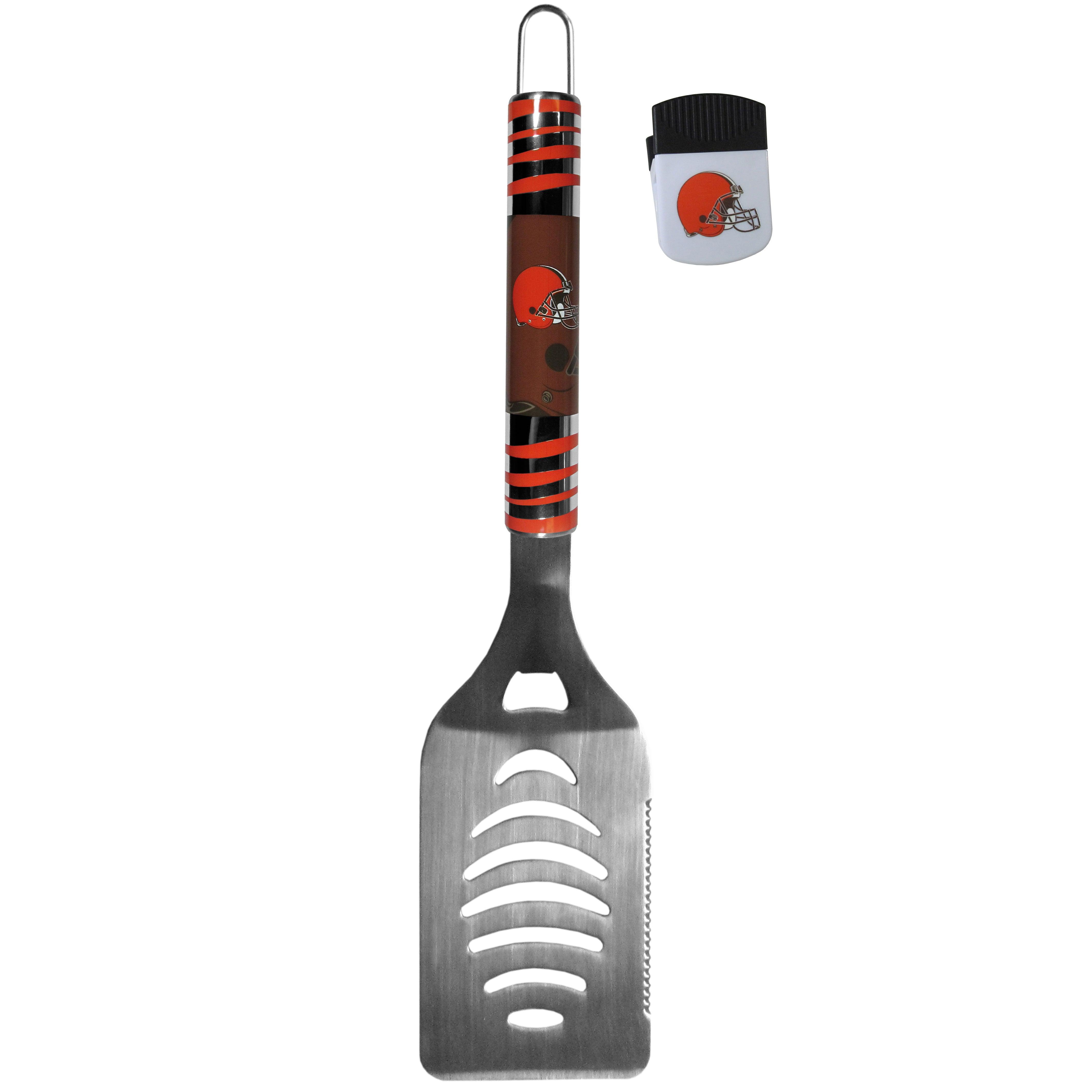 Cleveland Browns Tailgate Spatula and Chip Clip - Flyclothing LLC