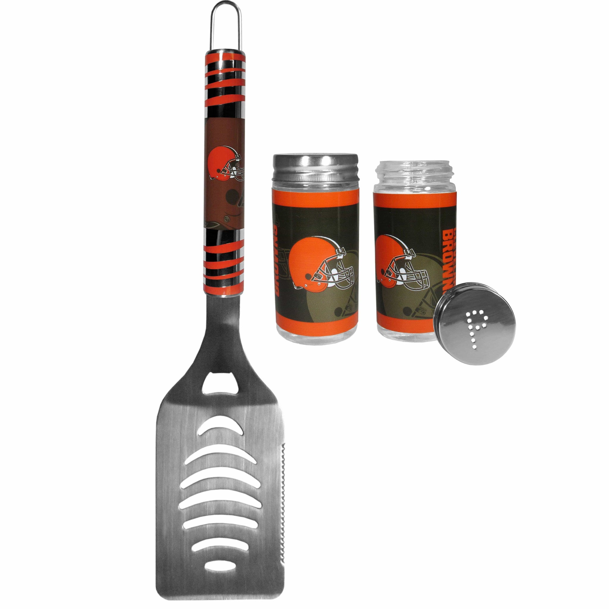 Cleveland Browns Tailgater Spatula and Salt and Pepper Shakers - Siskiyou Buckle - Flyclothing LLC