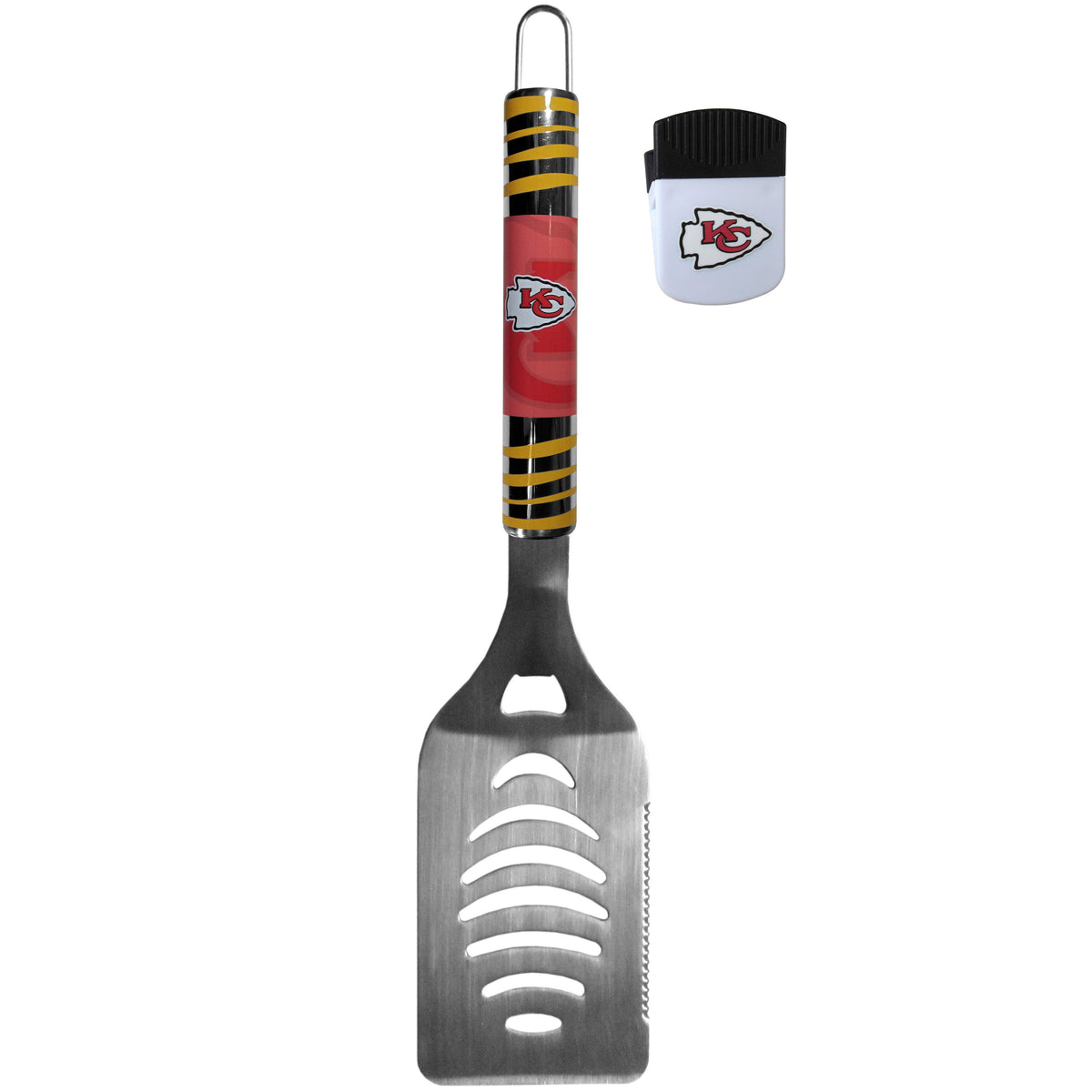 Kansas City Chiefs Tailgate Spatula and Chip Clip - Flyclothing LLC