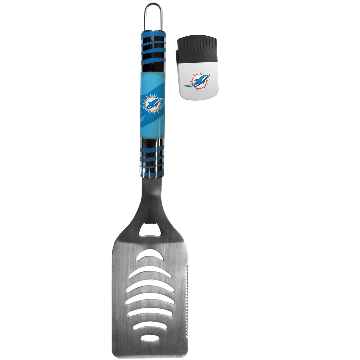 Miami Dolphins Tailgate Spatula and Chip Clip - Flyclothing LLC