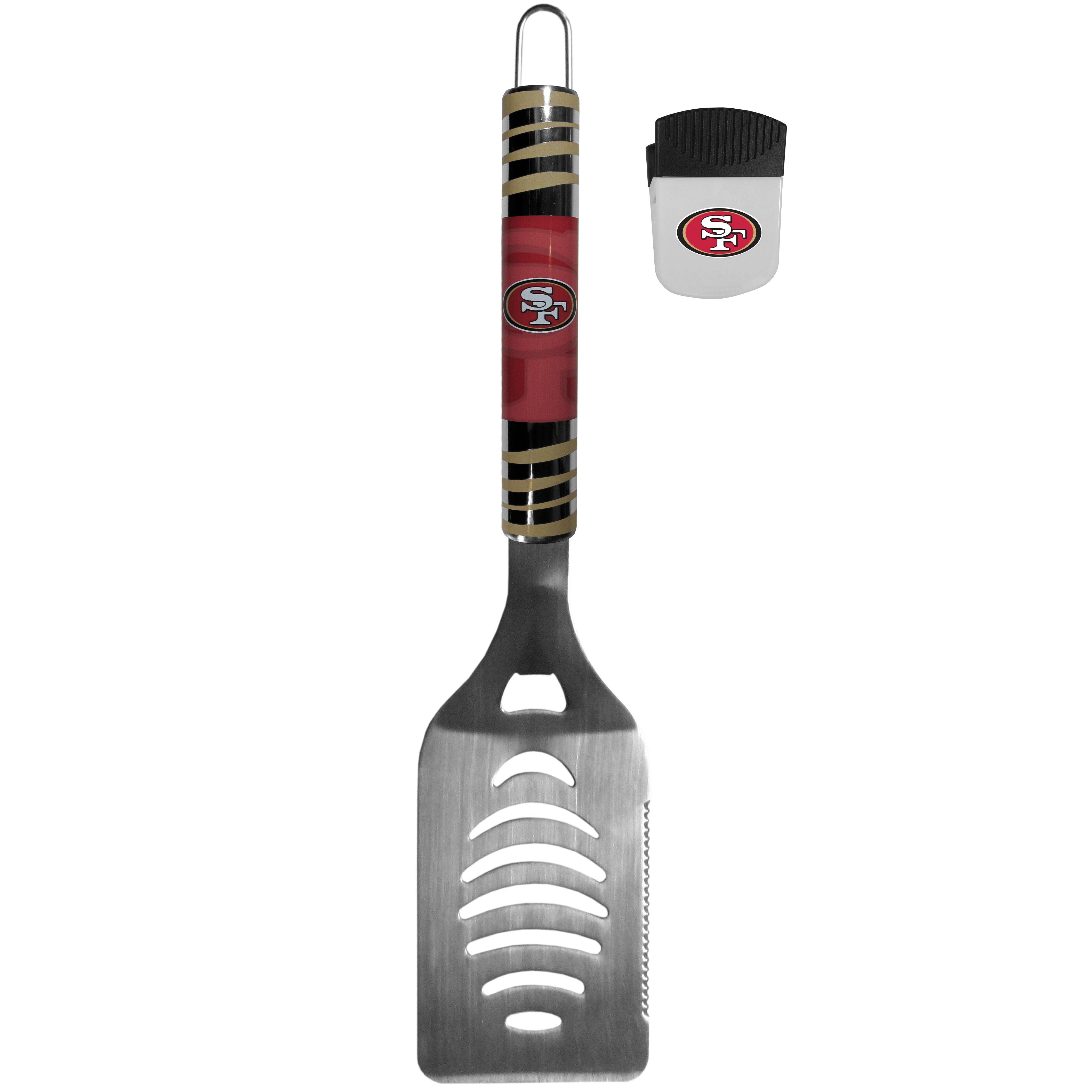 San Francisco 49ers Tailgate Spatula and Chip Clip - Flyclothing LLC