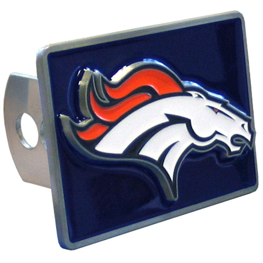Denver Broncos Hitch Cover Class II and Class III Metal Plugs - Siskiyou Buckle