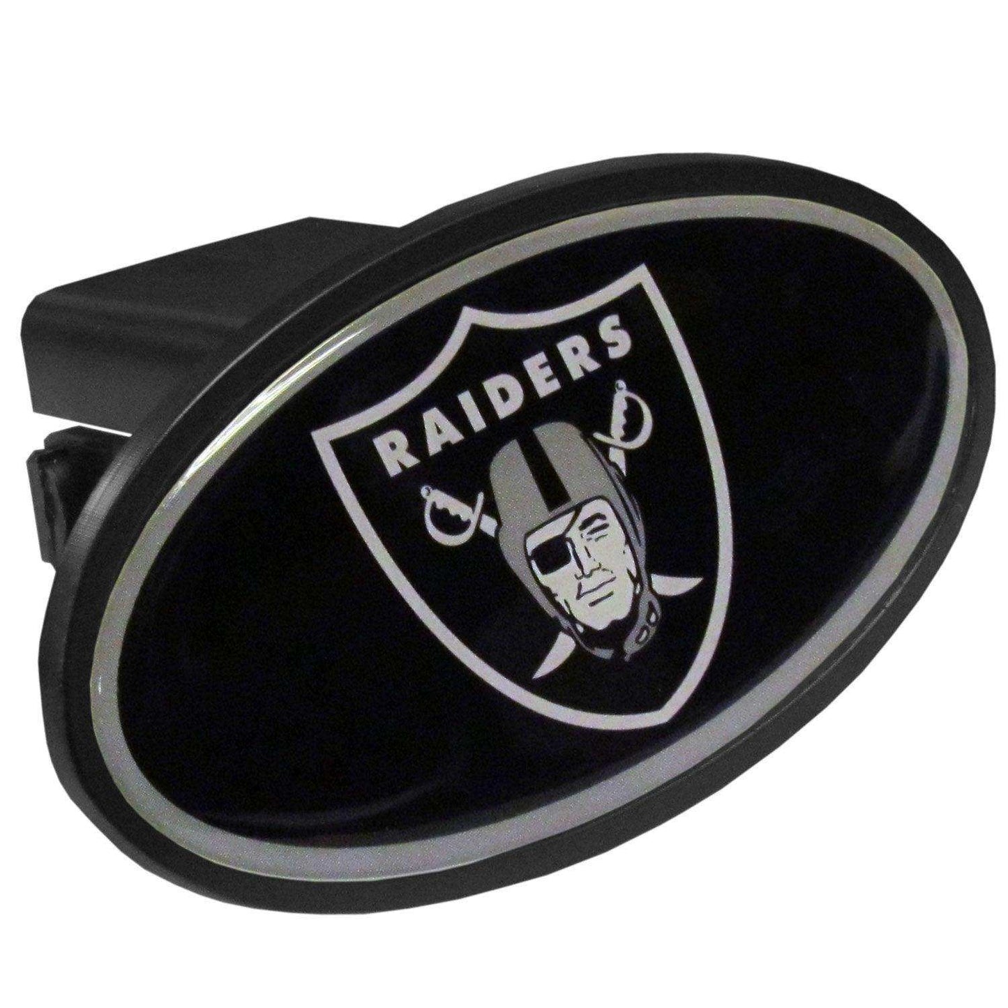 Las Vegas Raiders Plastic Hitch Cover, Class III - Siskiyou Buckle - Flyclothing LLC