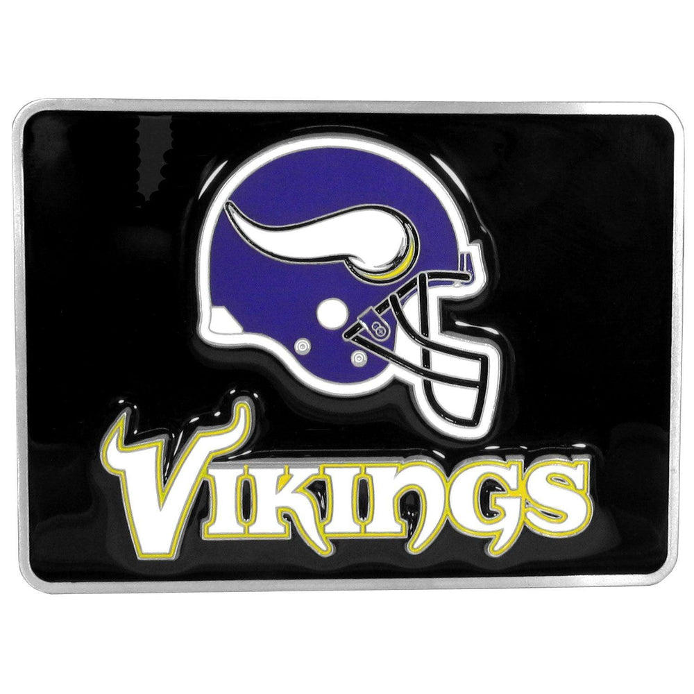 Minnesota Vikings Hitch Cover Class II and Class III Metal Plugs - Siskiyou Buckle