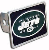 New York Jets Hitch Cover Class II and Class III Metal Plugs - Siskiyou Buckle