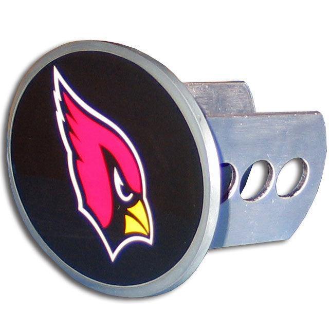 Arizona Cardinals Oval Metal Hitch Cover Class II and III - Siskiyou Buckle