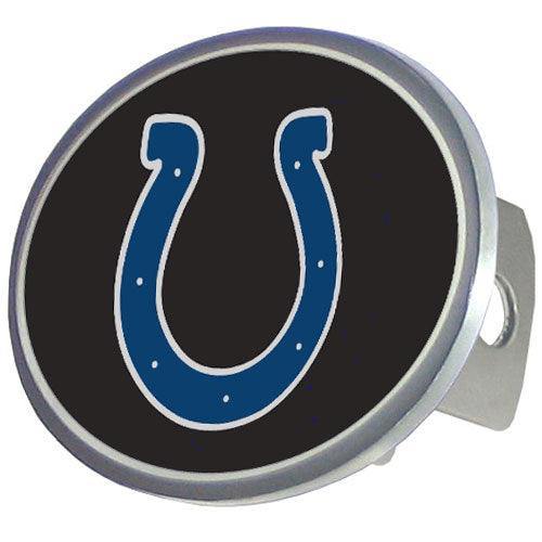 Indianapolis Colts Oval Metal Hitch Cover Class II and III - Siskiyou Buckle