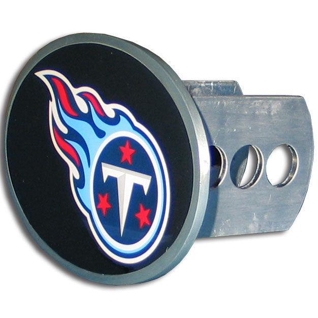 Tennessee Titans Oval Metal Hitch Cover Class II and III - Siskiyou Buckle