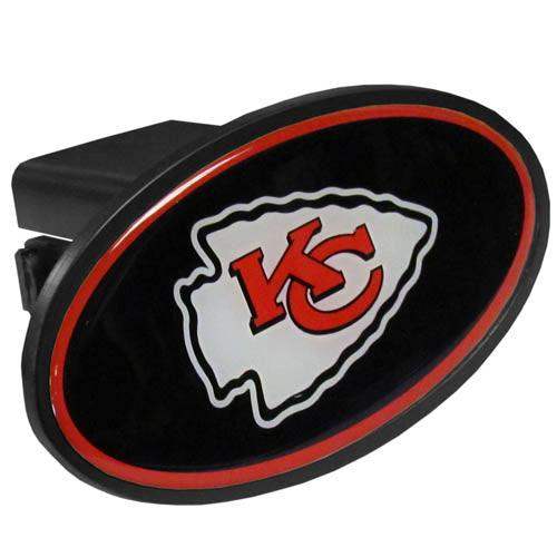 Kansas City Chiefs Plastic Hitch Cover Class III - Kansas City Chiefs - Flyclothing LLC