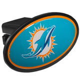 Miami Dolphins Plastic Hitch Cover Class III - Siskiyou Buckle