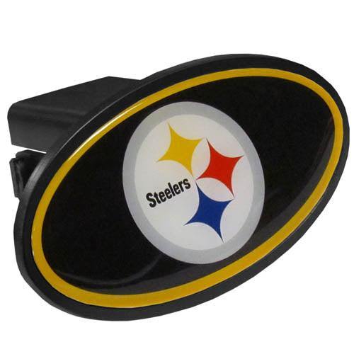 Pittsburgh Steelers Plastic Hitch Cover Class III - Siskiyou Buckle