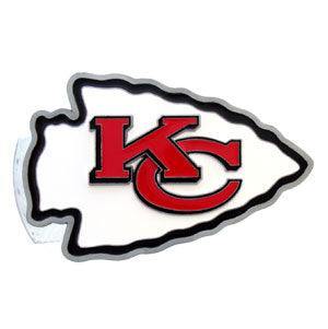 Kansas City Chiefs Large Hitch Cover Class II and Class III Metal Plugs - Kansas City Chiefs