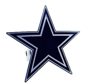Dallas Cowboys Large Hitch Cover Class II and Class III Metal Plugs - Siskiyou Buckle
