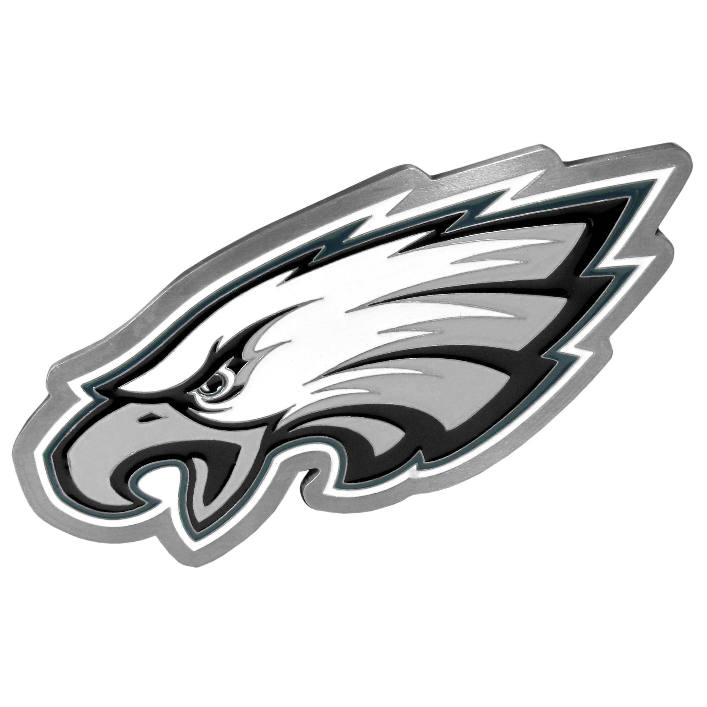 Philadelphia Eagles Large Hitch Cover Class II and Class III Metal Plugs - Siskiyou Buckle