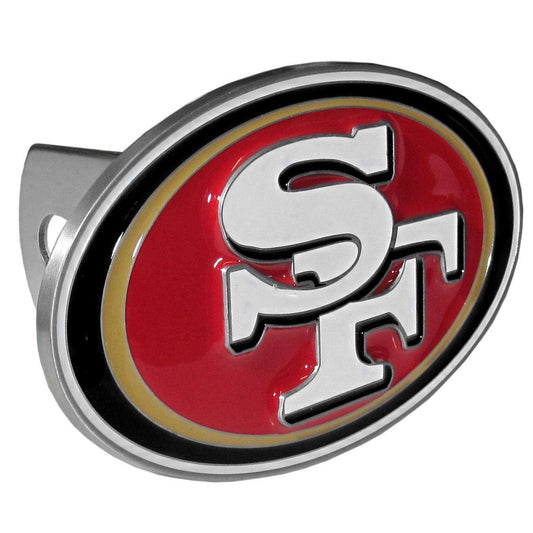 San Francisco 49ers Large Hitch Cover Class II and Class III Metal Plugs - Siskiyou Buckle