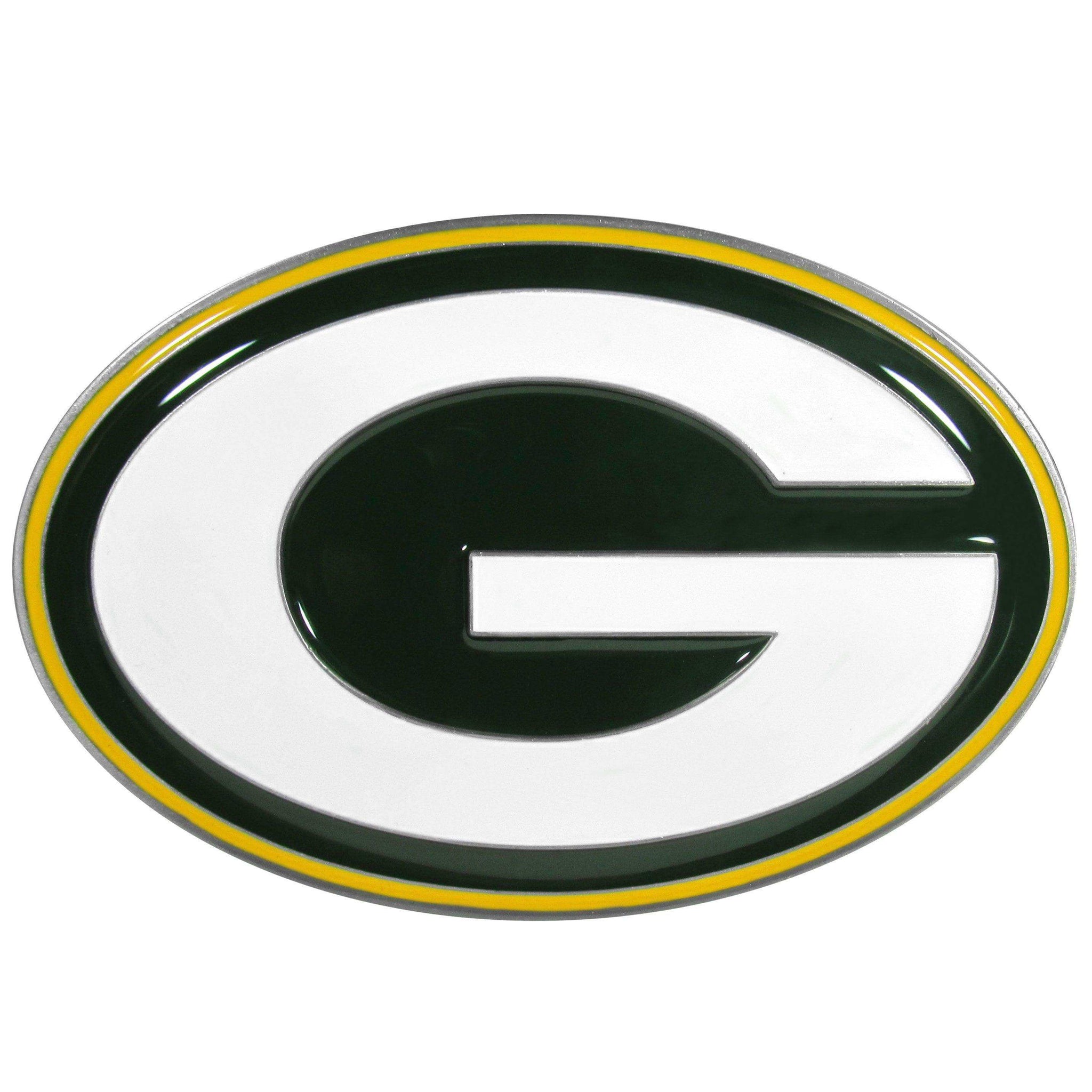 Green Bay Packers Large Hitch Cover Class II and Class III Metal Plugs - Siskiyou Buckle - Flyclothing LLC