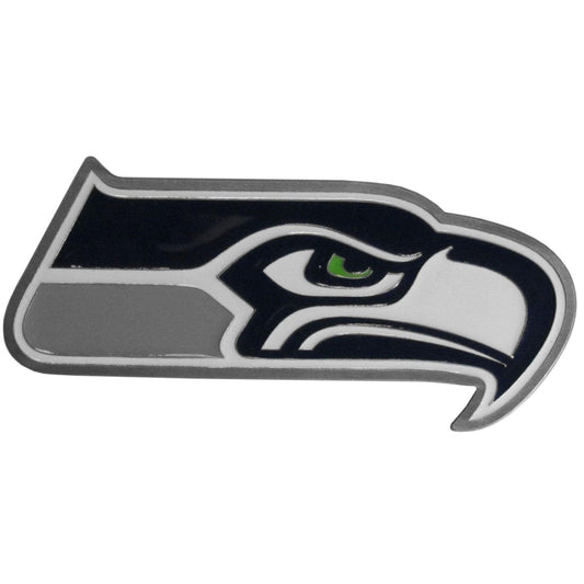 Seattle Seahawks Large Hitch Cover Class II and Class III Metal Plugs - Siskiyou Buckle