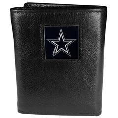 Dallas Cowboys Deluxe Leather Tri-fold Wallet - Flyclothing LLC