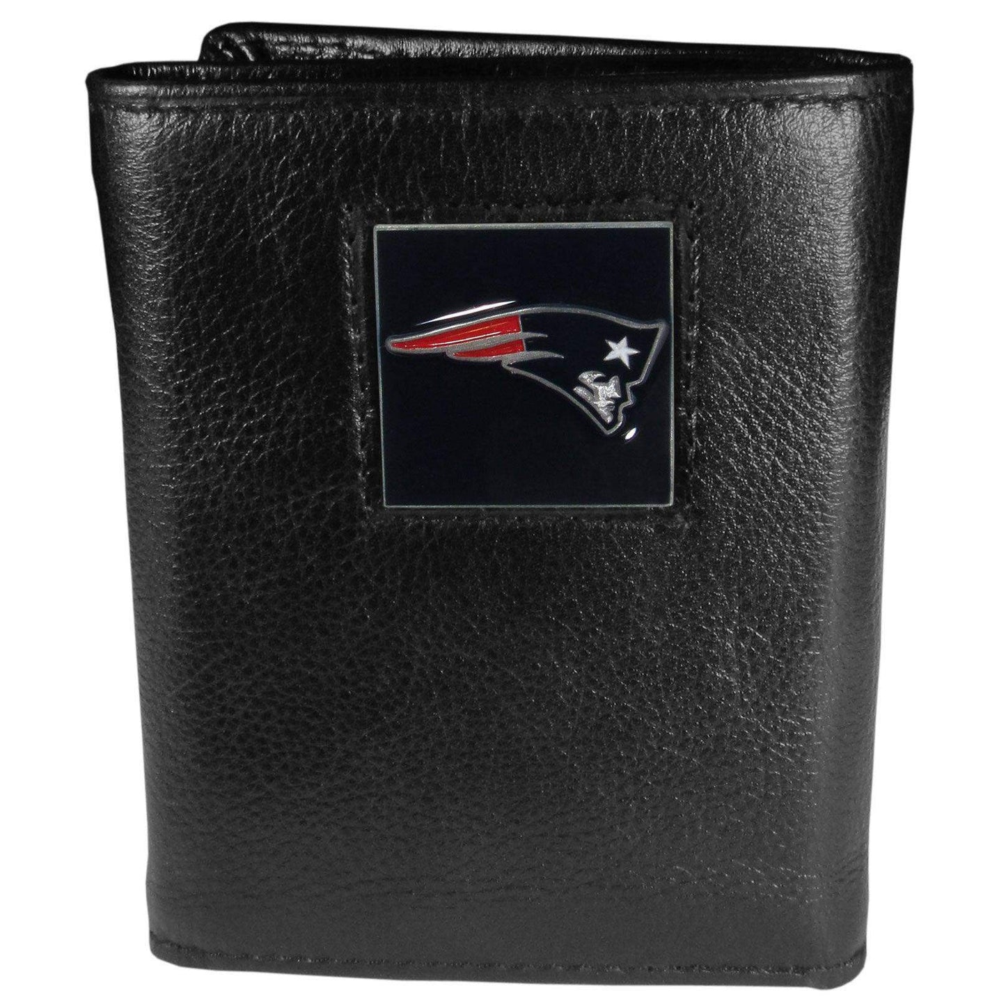 New England Patriots Deluxe Leather Tri-fold Wallet - Siskiyou Buckle - Flyclothing LLC